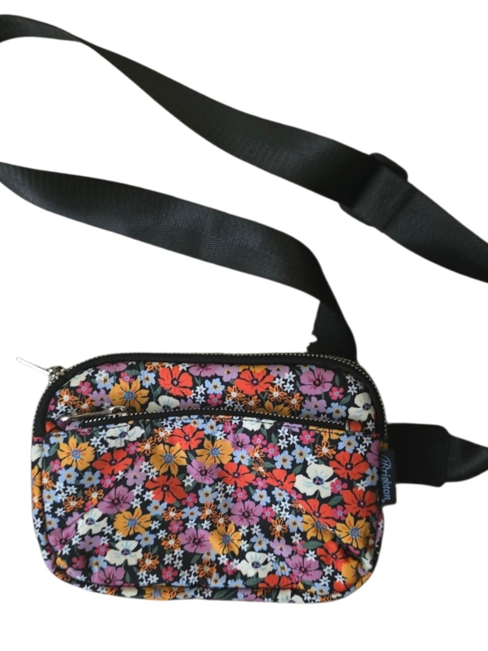 Brighton Floral Mini Crossbody - Black Multi